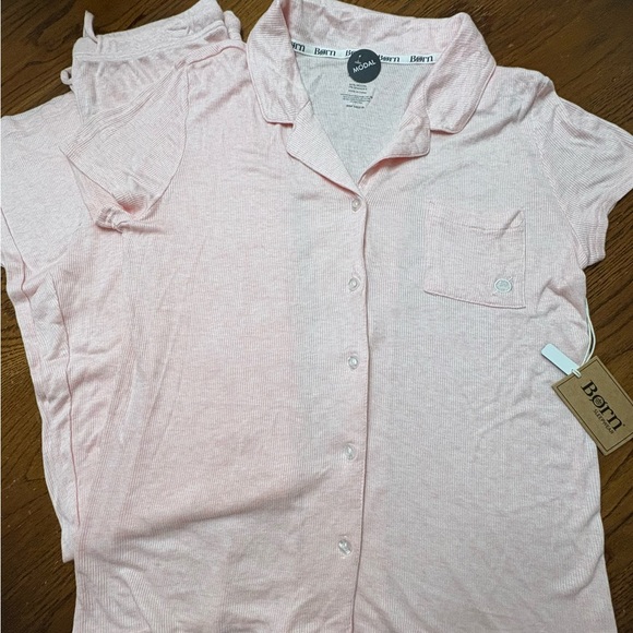 Born Other - Born Pink PJ Set. Size medium. NWT